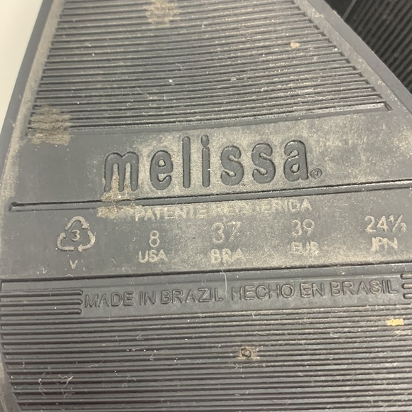 Karl Lagerfeld x Melissa black jelly shoes 8 US - Picture 11 of 11